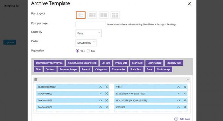 Post Type Builder with Drag & Drop Template Builder