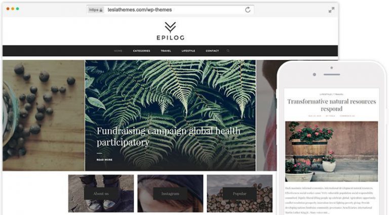 Epilog WordPress Theme