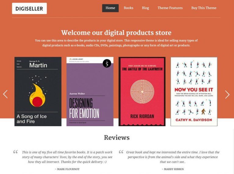 DigiSeller WordPress Theme