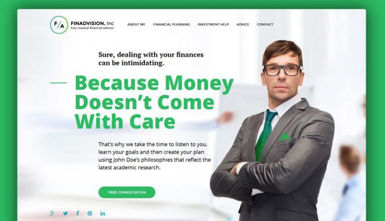 Financial Advisor WordPress Theme