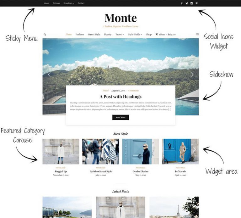 Monte WordPress Theme