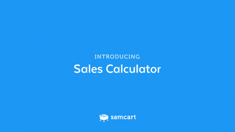 SamCart Sales Calculator