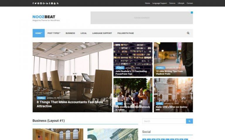 Noozbeat WordPress Theme