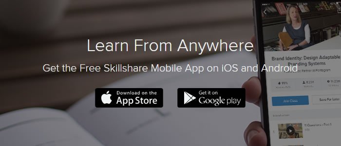 Skillshare Mobile Screenshot