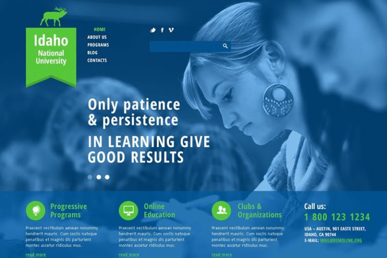 National University Joomla Template