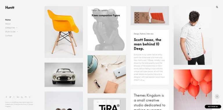 Huntt WordPress Theme