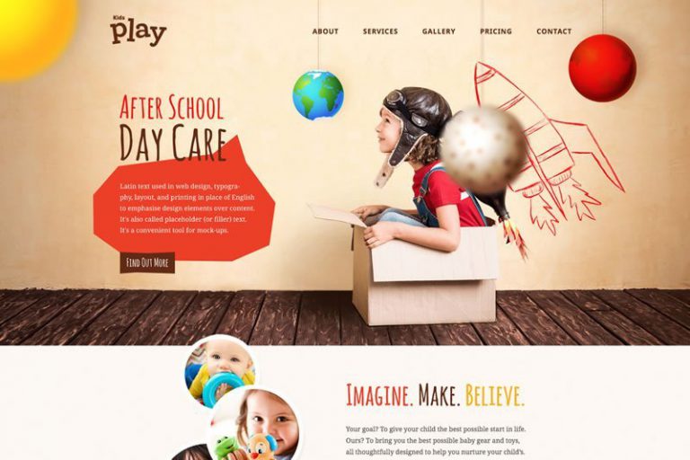 Kids Play Kindergarten WordPress Theme