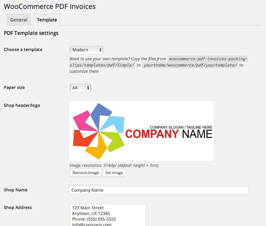 WooCommerce PDF Invoices & Packing Slips