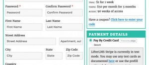 LifterLMS 3.0: One-Page Checkout