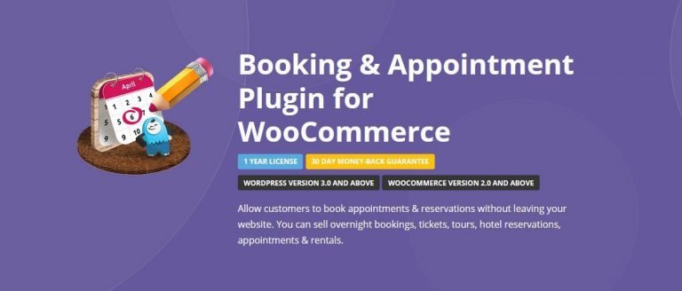 WooCommerce Booking & Appointment Plugin 4.0