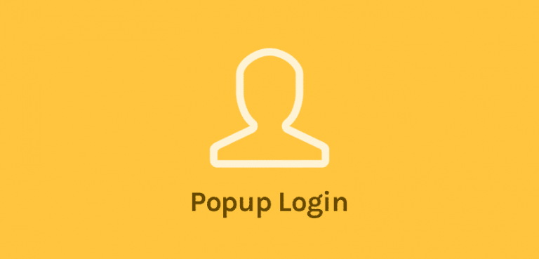 Popup Login