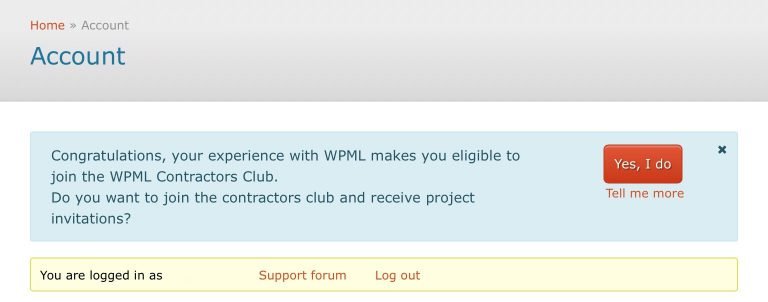 WPML Contractors Club