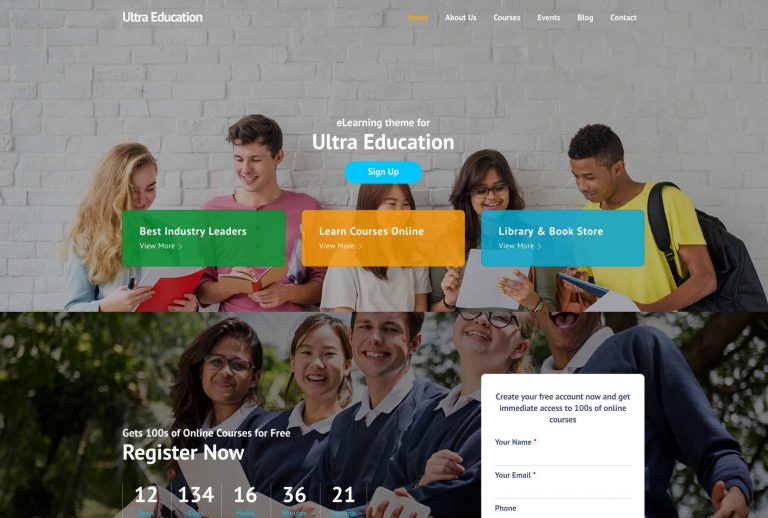 Ultra Education Theme