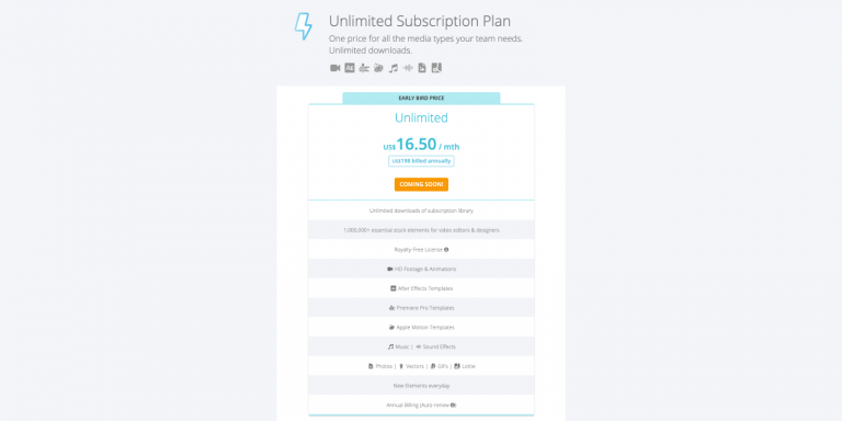 Unlimited Subscription Plan