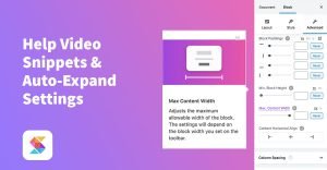 Help Video Snippets