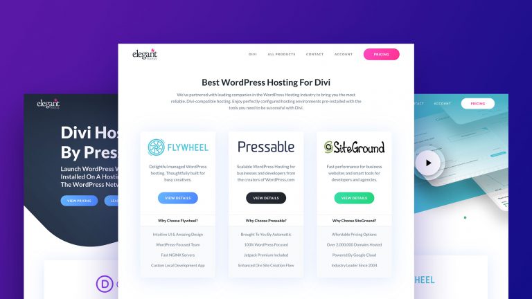 Divi Hosting