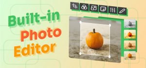Built-In Photo Editor