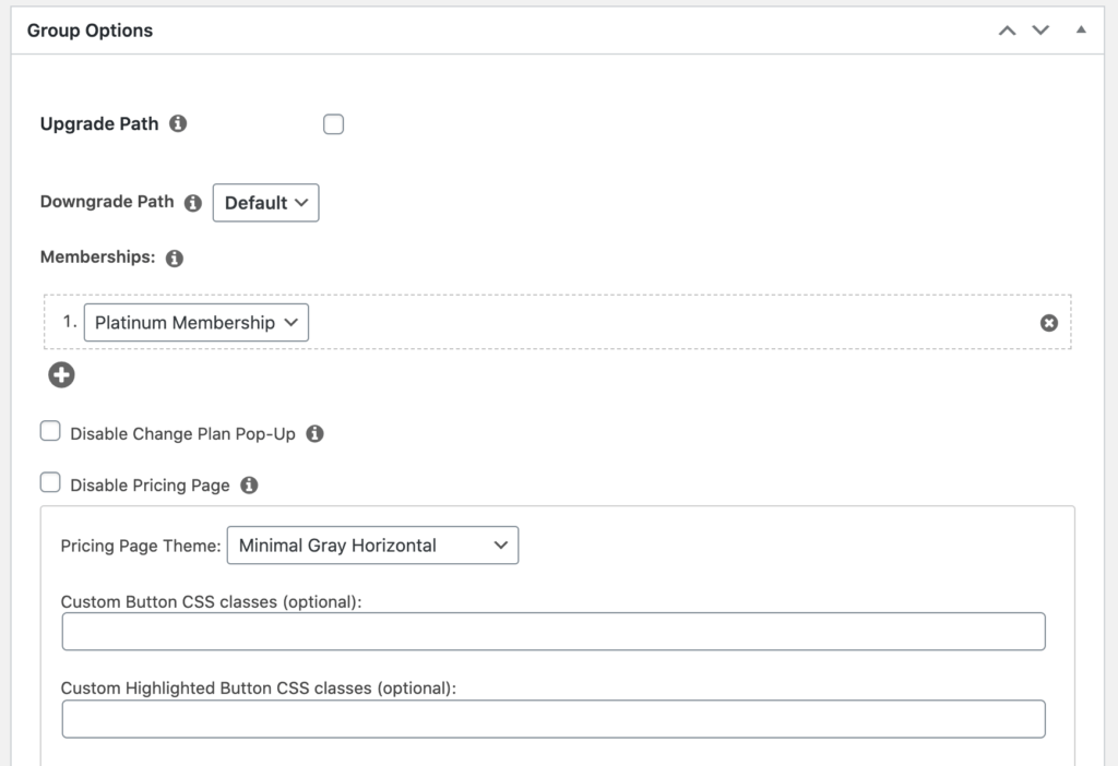 Pricing Page Theme