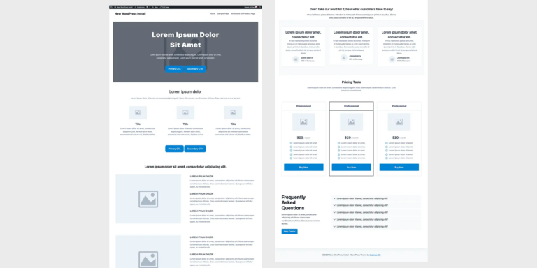 Wireframe Blocks