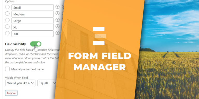 Form Field Manager