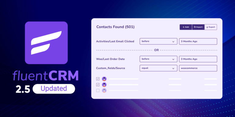 FluentCRM 2.5