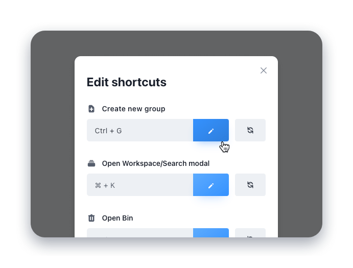 Custom Shortcuts