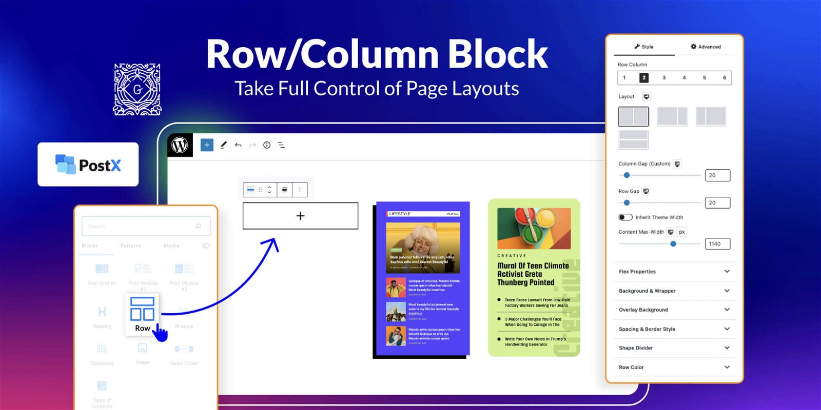 Row/Column Block