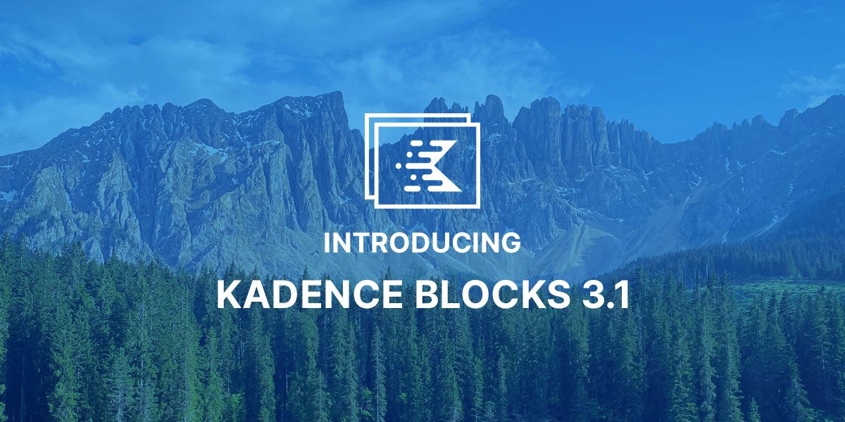 Kadence Blocks 3.1
