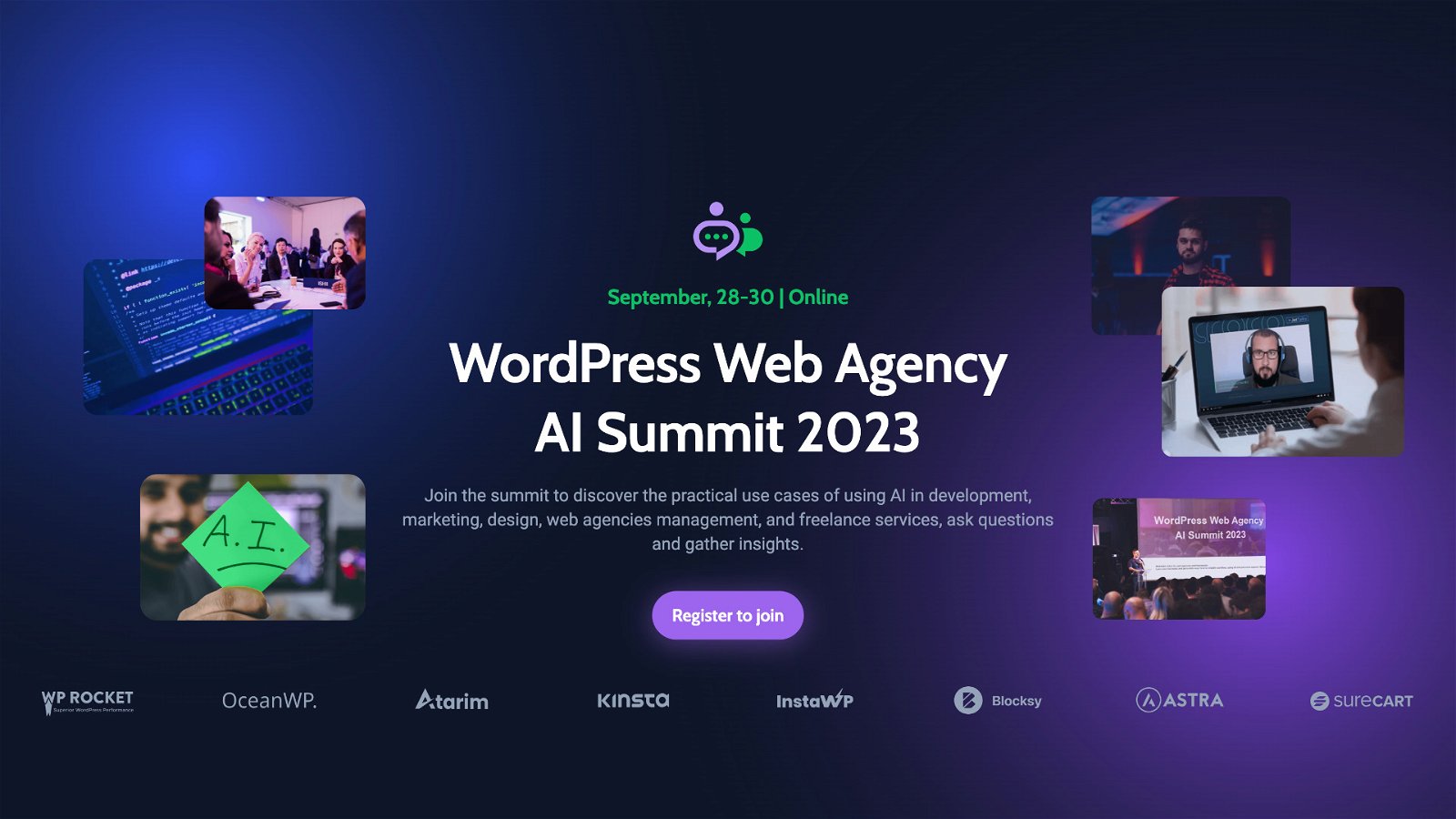 WordPress Web Agency AI Summit 2023