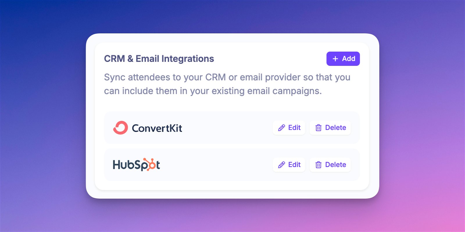 CRM & Email