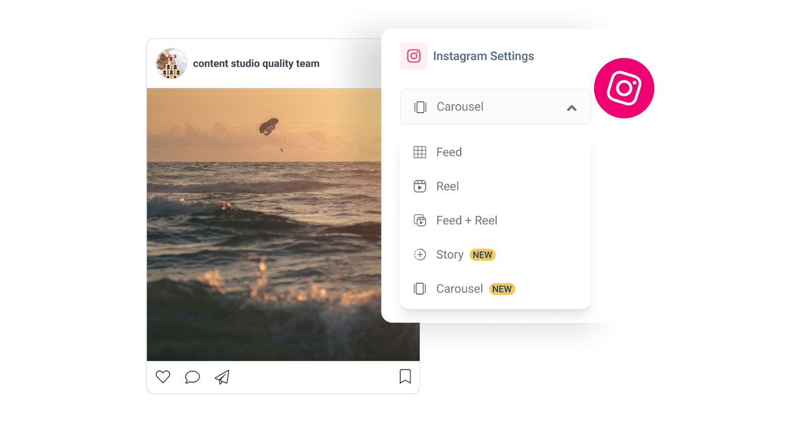 Instagram Posting Options