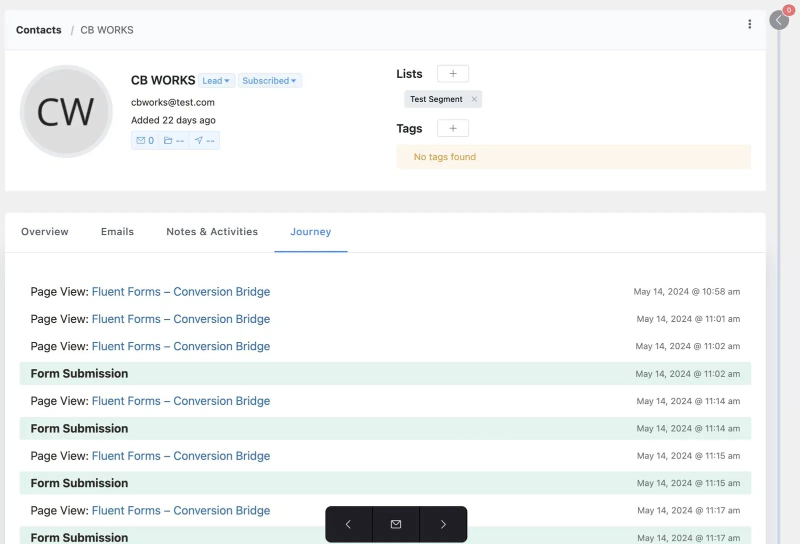 FluentCRM Journey