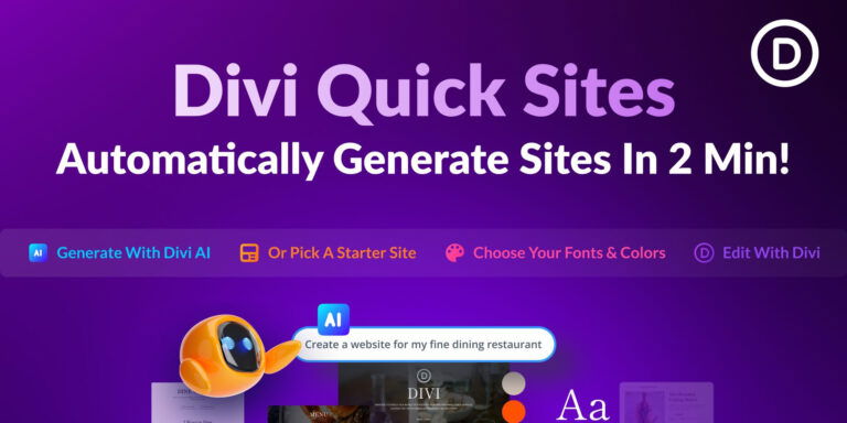 Divi Quick Sites