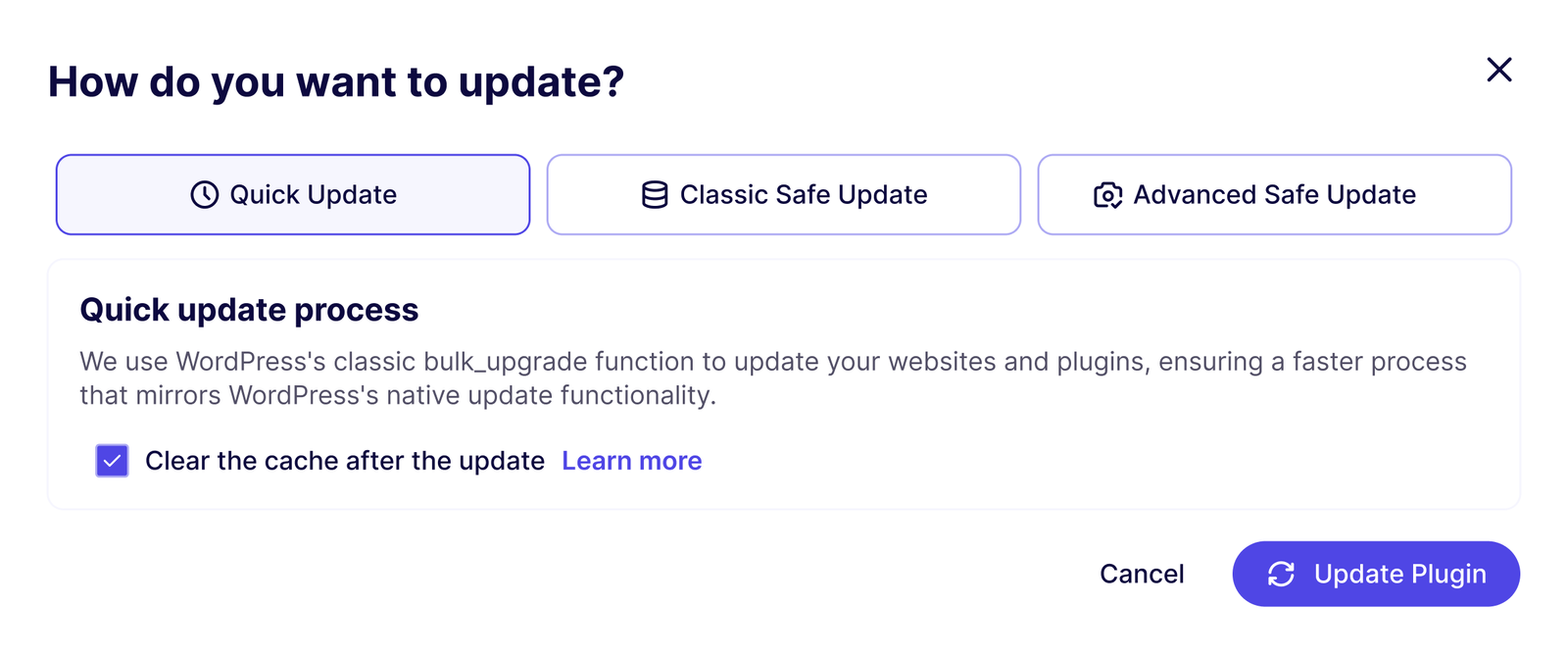 Safe Updates