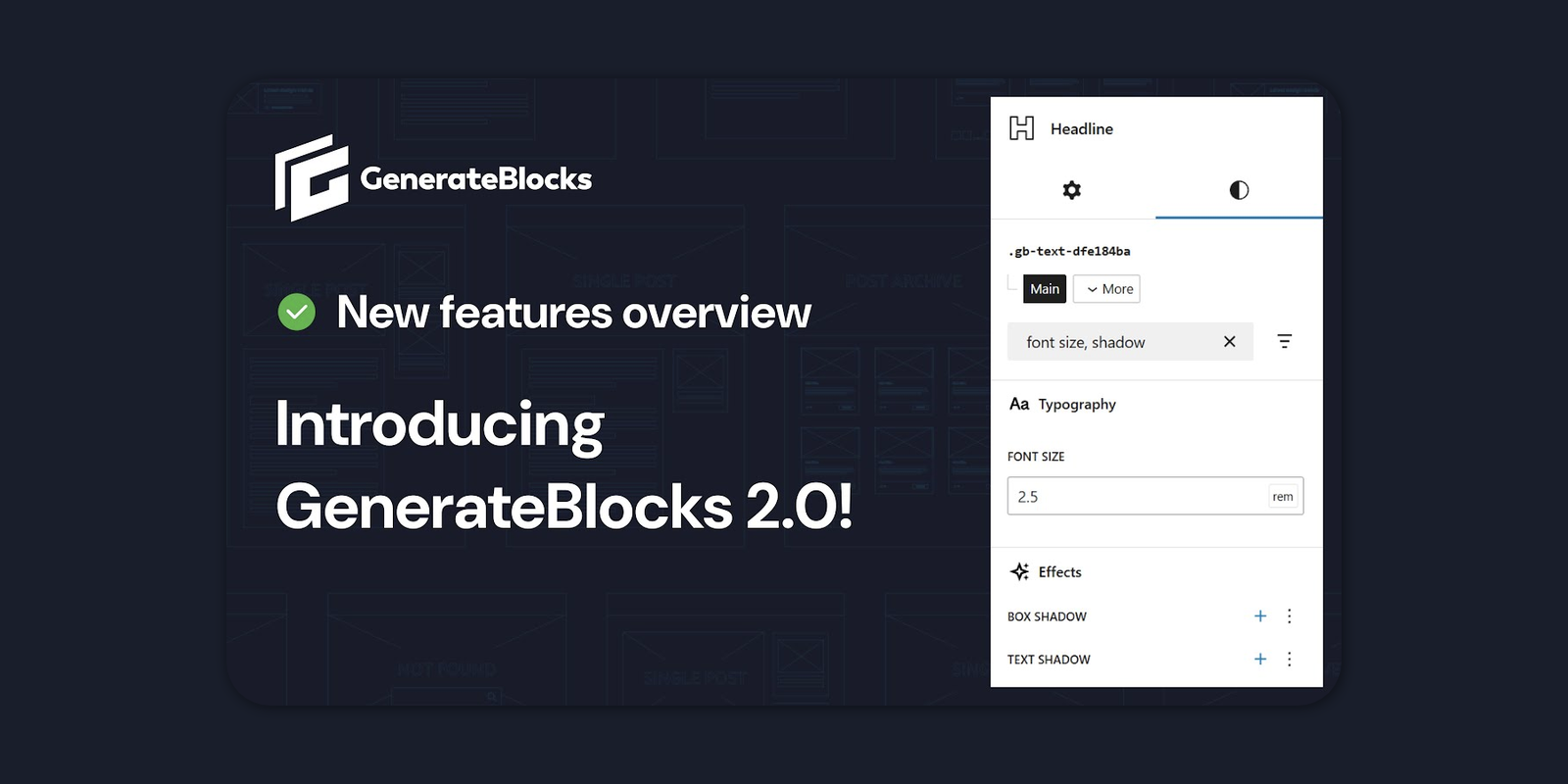 GenerateBlocks 2.0