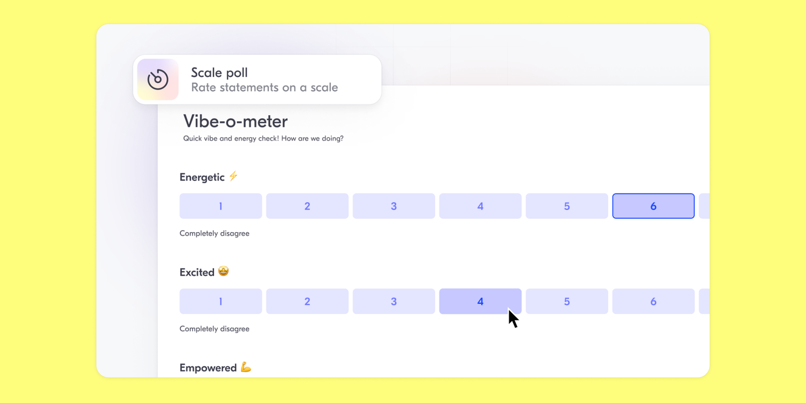 Scale Polls