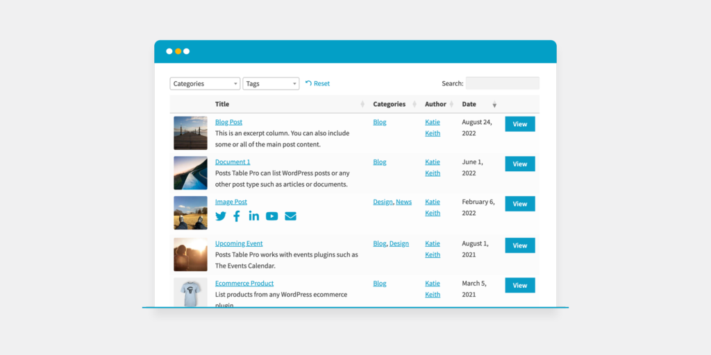 Posts Table Pro Introduces Pre-Built Design Templates & Column Merging ...