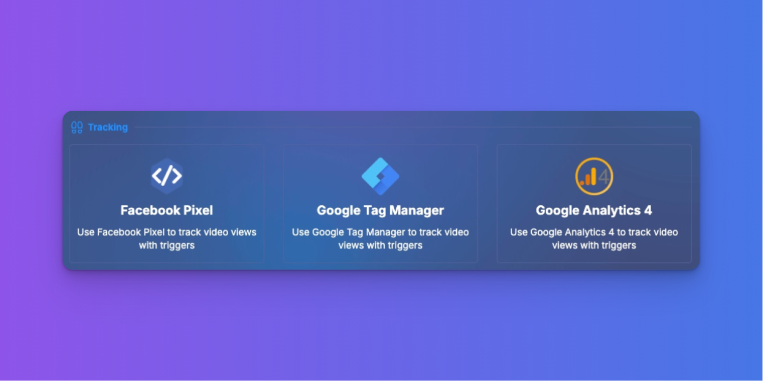 Tracking Integrations