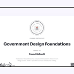 Governement Design Foundations