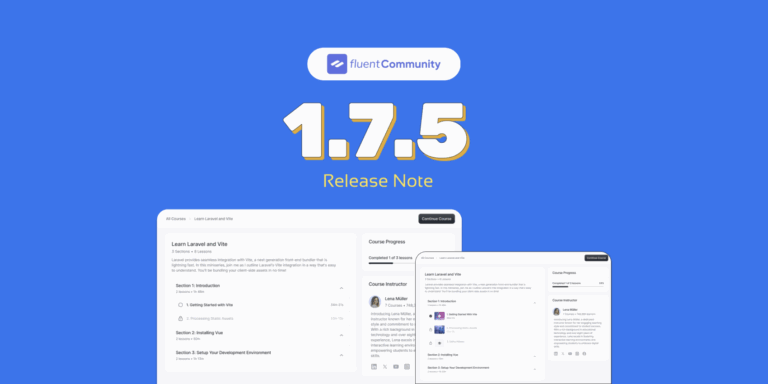 FluentCommunity 1.7.5