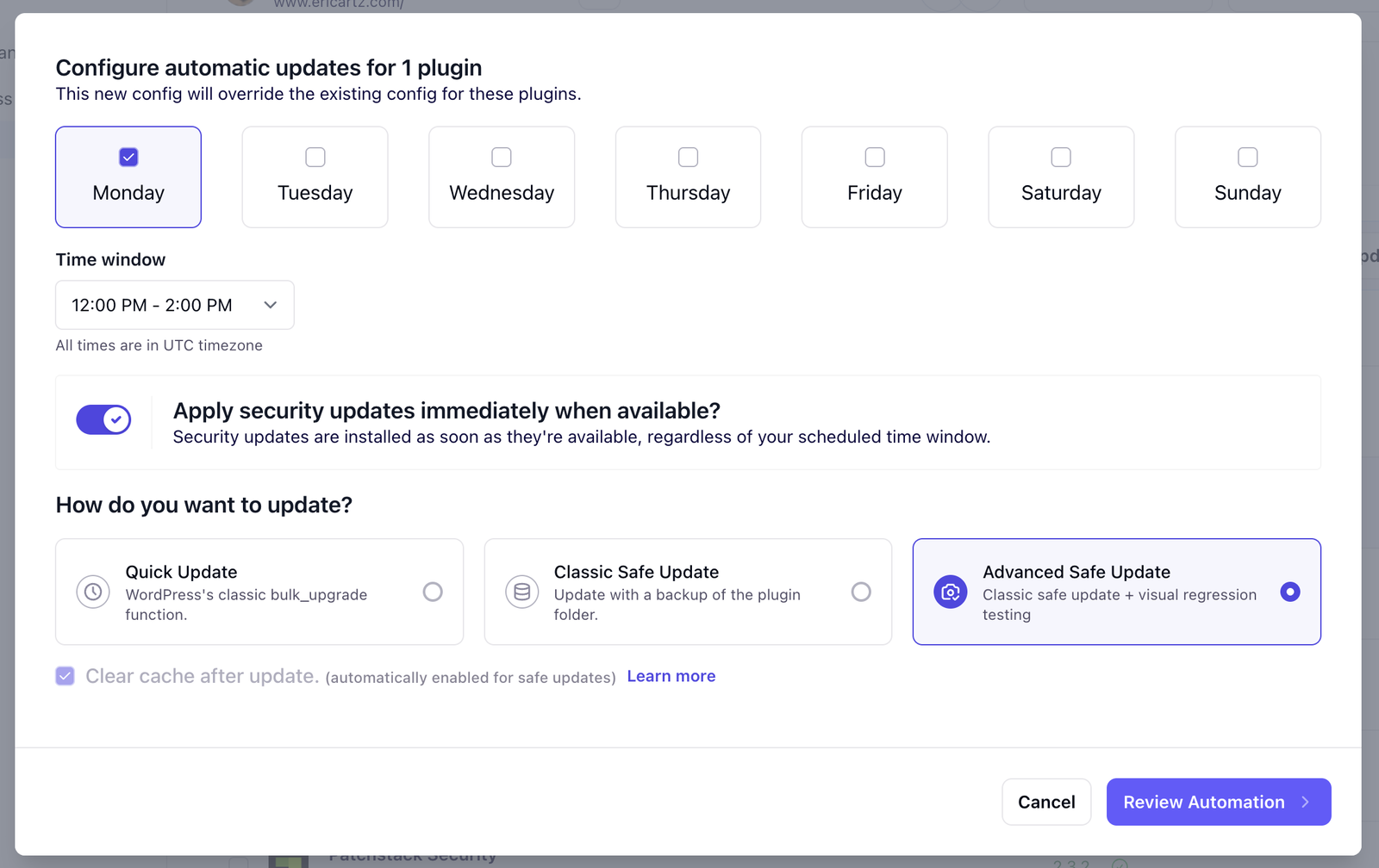 Plugin Update Automation