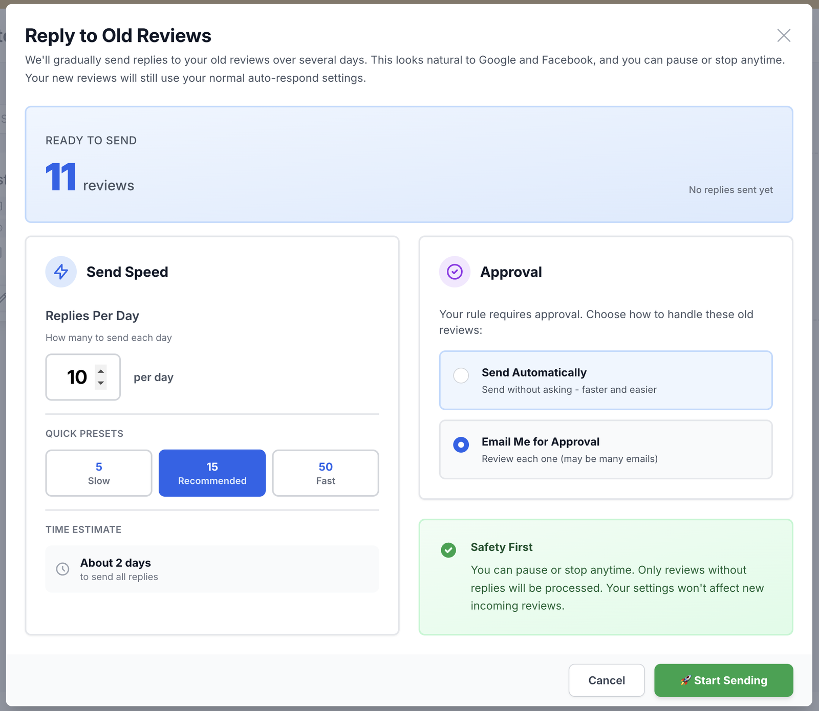 Reply to Old Reviews
