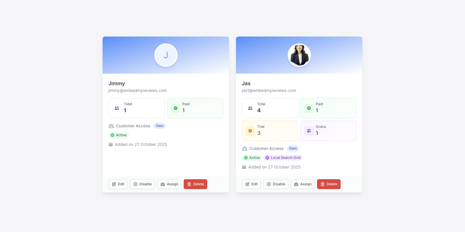 Sales Agent Dashboard