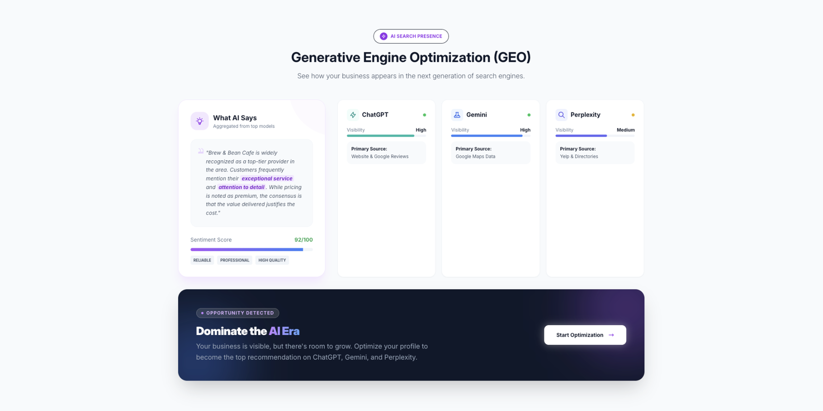 Generative Engine Optimization