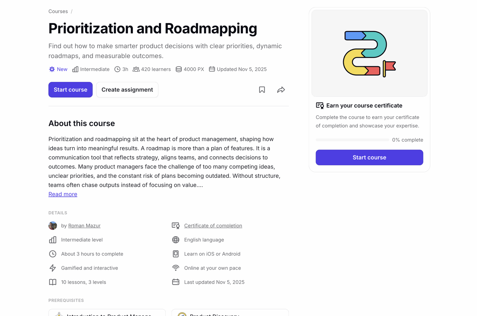 Prioritization and Roadmapping