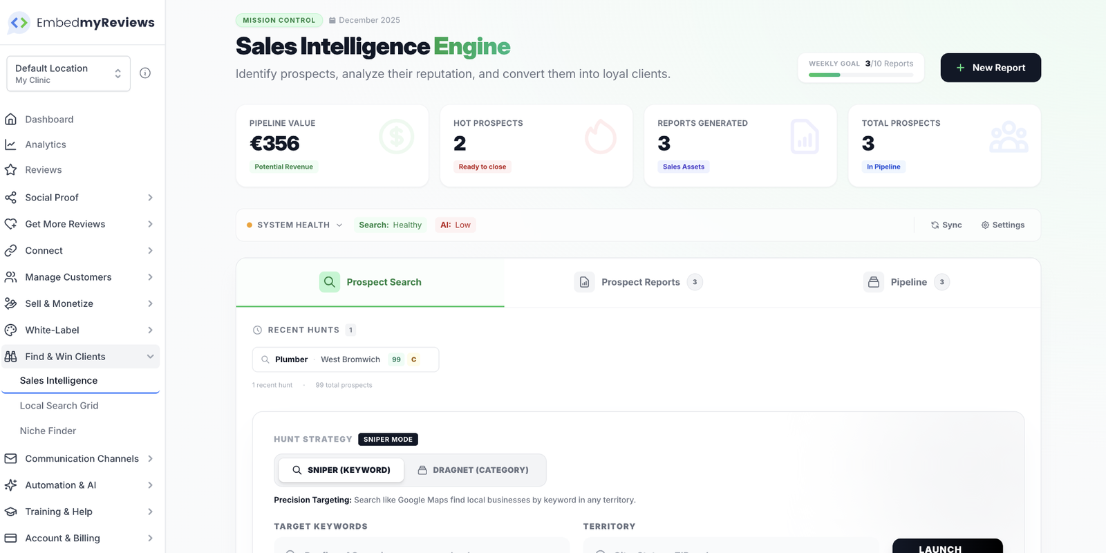 Sales Intelligence Engine