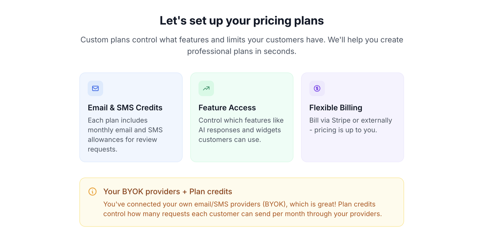 Smart Plan Setup Wizard