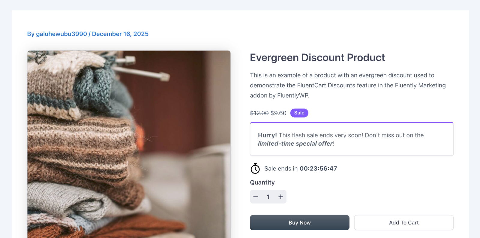 Evergreen Discount