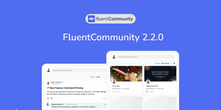 FluentCommunity 2.2.0