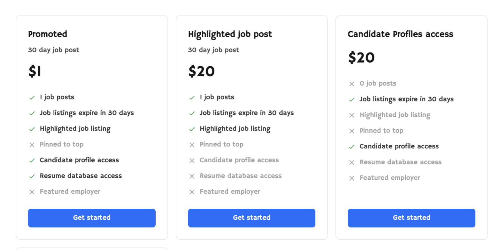 Pricing Page